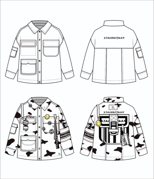 服裝設(shè)計(jì)企業(yè)平面款式圖與設(shè)計(jì)工藝單 產(chǎn)品設(shè)計(jì)流程的雙翼